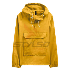 แจ็กเก็ตกันลมผ้าใบผ้าแคนวาสของผู้ชายเสื้อกันลมพร้อมฮู้ดกันน้ำสำหรับฤดูหนาว - Product Image 1