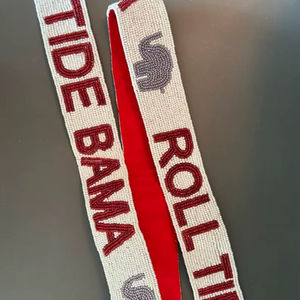 Sac à main à bandoulière réglable en perles faites à la main, accessoire de sac à bandoulière détachable personnalisé, durable et portable pour accessoires de sac DIY - Product Image 1