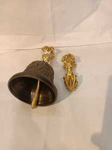 ระฆังแขวนทองเหลืองพร้อมสัญลักษณ์ Anja จักระและห้องนั่งสมาธิมีพู่สตูดิโอโยคะของขวัญทางจิตวิญญาณสำหรับโอกาสทางจิตวิญญาณ - Product Image 5