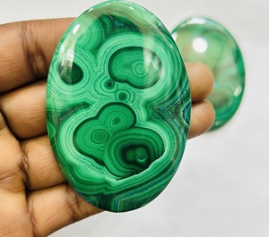 AAA + Cabochon de malachite naturelle de haute qualité pierre en vrac taille personnalisée pour la fabrication de bijoux pendentif créations de bijoux uniques - Product Image 3