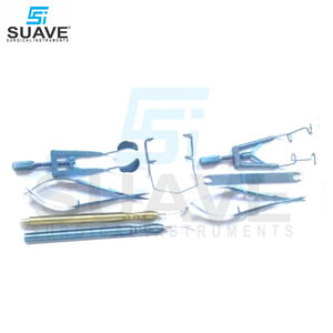 Kit de microcirugía ocular oftálmica de mejor tamaño, el mejor Material, instrumentos de microcirugía de acero inoxidable de SUAVE SURGICAL INSTRUMENTS - Product Image 5