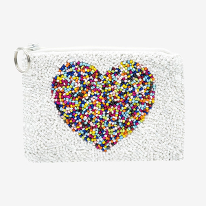 Porte-monnaie brodé de perles, sac à main perlé fait main, petit portefeuille, porte-monnaie ethnique, sac à main en perles tribales - Product Image 3