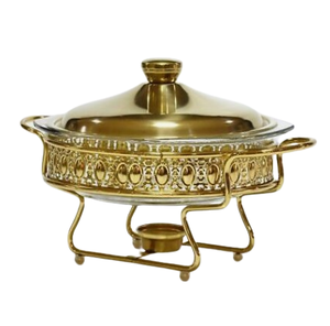 Casseroles dish เครื่องครัวโรงแรม Rose Gold จบ chafing จานบุฟเฟ่ต์การให้บริการ chafing ให้บริการอาหารอุ่น - Product Image 5