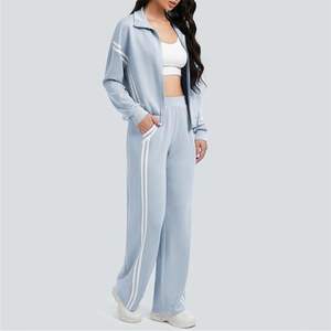 Survêtements de jogging pour femme grande taille, hiver, haute qualité OEM, logo personnalisé, polyester/coton, couleur unie, à capuche, imprimé, coupe ajustée 2 - Product Image 4