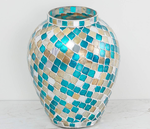 Vase en nacre du Vietnam Vase décoratif en incrustation de coquillages fabriqués à la main pour l'intérieur de la maison de luxe et l'affichage floral élégant - Product Image 5