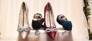 Señoras Prom Party Ballroom Latin Tango Samba Salsa Dance Shoes Tacones Sandalias - Product Image 5