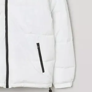 OEM personalizado bordado cálido espesar burbuja para hombre los abrigos de invierno de alta calidad acolchado abajo chaqueta acolchada para hombres - Product Image 6