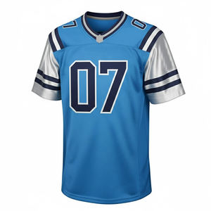 Camiseta de Fútbol Americano Personalizada con Nombre y Número de Equipo, Superventas, Ligera y Cómoda - Product Image 2