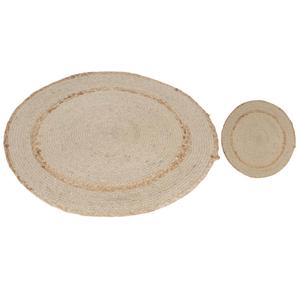 Posavasos de yute para uso en la cocina Posavasos de lujo con yute Color marrón Acabado Artículo de utensilios de cocina Posavasos de yute - Product Image 4