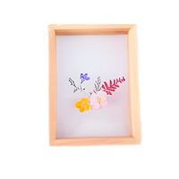 Bingkai Foto Kayu Solid Buatan Tangan - Dekorasi Rustic Premium untuk Ruang Tamu KHC Gifts & Decor Model 11-043
