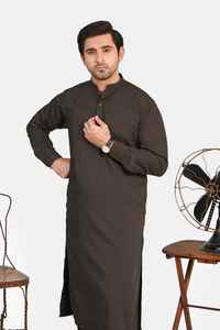 Tallas grandes Los mejores diseñadores personalizados Pakistani Salwar Kameez Shalwar Kurta con Modal Viscosa Seda Diseños modernos para hombres - Product Image 6
