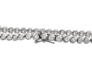 Latest Fashion Classic Style Iced Out Tennis Moissanite Diamond Bracelet Fine Womens Jewelry - Product Image 3