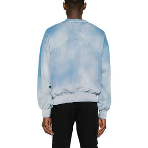 2024 Finch Garment personalizado sol desvanecido cuello redondo sudadera algodón peso pesado vintage recortado cuello redondo capuchas y sudaderas - Product Image 4