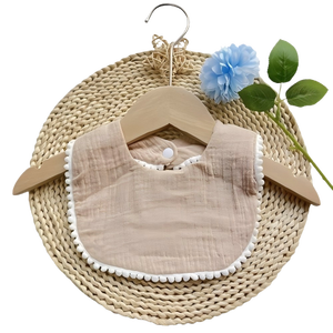 Bavaglini in pizzo di garza da ragazza con volant comoda <span class=keywords><strong>Bandana</strong></span> impermeabile con stampa grembiule per dentizione - Product Image 3