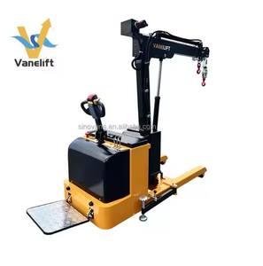 Mini grue mobile hydraulique portative électrique soulevant des accessoires pour la construction - Product Image 1