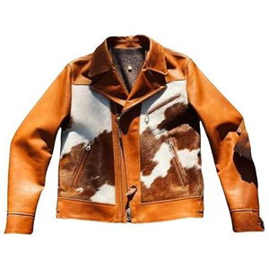 Wholesale Latest Design Men Winter Jacket Best Quality Top Selling Men Cowhide Leather Jacket For Online Sale - Product Image 1