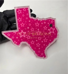 Wholesale Hello Kitty Acrylic Lash Box Custom Texas Shape <b>Square</b> Eco-Friendly Custom Logo Low MOQ Beauty <b>Tool</b> Eyelash <b>Tools</b> - Product Image 1