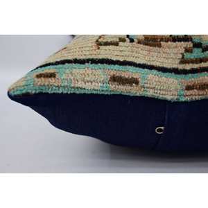 Tapis Kantha en laine beige de style bohème, 16x24 pouces, motif vintage tissé, antidérapant, écologique, amovible, lavable, 100% polyester - Product Image 5