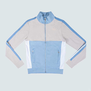 Ensemble survêtement complet personnalisé unisexe à motifs solides vêtements fabricant personnalisé veste zippée brodée ensemble de jogging pour hommes - Product Image 1