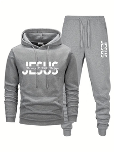 Ensemble survêtement vintage en coton d'hiver de haute qualité personnalisé pour homme, sweat-shirt à capuche et pantalon de jogging surdimensionné, sweat-shirt à capuche et pantalon de survêtement 2 pièces - Product Image 6