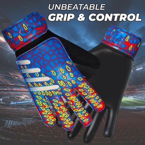 Gants de sport en cuir de football de haute qualité, respirants, confortables, avec logo personnalisé, protection des doigts - Product Image 4