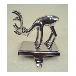 Table Decor Burgundy Color Noel Word Metal <b>Stocking</b> <b>Holder</b> For Christmas Table Top Decorative - Product Image 6