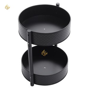 Fantaisie forme ronde métal fer épices étagère de rangement et étagère cuisine comptoir décoratif nouveau Look chic épices support et étagères - Product Image 4