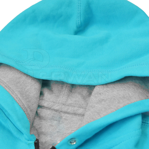New <b>Trendy</b> 100% Cotton Men's Zipper <b>Hoodies</b> Casual Style Plus Size Clothing with Solid Print for Winter Season XS Size - Product Image 2