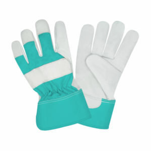 Gréeur canadien Gants de sécurité industrielle confortables en cuir de vachette à usage intensif Manchette caoutchoutée Main Bras Usage général - Product Image 6