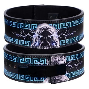 Cinturones de gimnasio de piel de vaca personalizables para hombres, cinturón de cuero para levantamiento de pesas para entrenamiento de levantamiento de pesas - Product Image 5