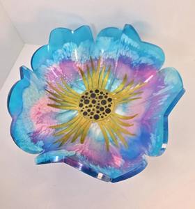 Tazón de Resina Hecho a Mano de Primera Calidad con Revestimiento Brillante Suave, Diseño de Modelo Seguro para Alimentos para Decoración del Hogar y Mesa - Product Image 1