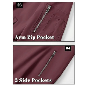 High Quality Custom Coated Stand Collar Bomber <b>Jacket</b> Unisex Winter Outdoor Windbreaker <b>Plus</b> <b>Size</b> for OEM Wholesale Customized - Product Image 5