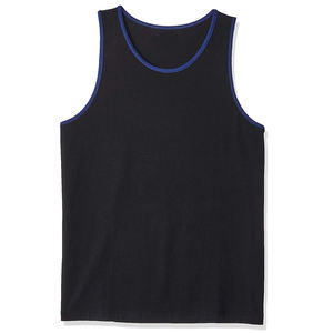 เสื้อกล้ามผู้ชายรัดรูปปกติสีดำ, เสื้อกล้ามแบบแห้งเร็วสีตามสั่ง - Product Image 2