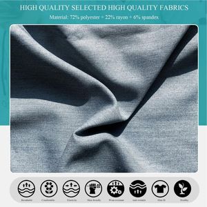 Conjuntos de uniformes médicos cuello alto manga corta cómodos uniformes de enfermería tejidos para mujeres con múltiples bolsillos de alta calidad - Product Image 6