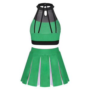 Uniformes de animadoras juveniles, atuendo de animadoras con tu propio diseño, para actuaciones en escenario, venta al por mayor - Product Image 3