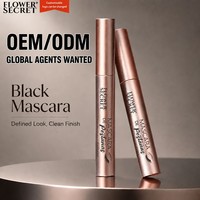 Mascara waterproof Flower Secret B99, longue tenue, effet volume et allongement, OEM/ODM disponible, recrutement de marques.