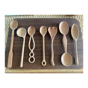 Juego de cuchara y tenedor de madera de Vietnam-Cuchara de cocina con precio competitivo-Utensilios de cocina ecológicos - Product Image 3