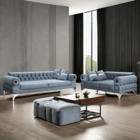 Wohnzimmer Sofa Garnitur Möbel Ecksofa Modern Stoff Komfort Minimalismus Sofas