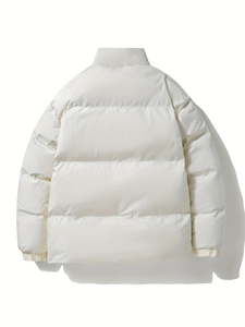Veste d'hiver en duvet à bulles pour hommes, haute qualité, vente à chaud, régulière, légère, imperméable, fermeture à double boutonnage - Product Image 4