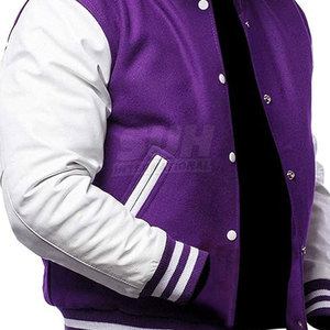 แจ็คเก็ตเลตเตอร์แมนผู้ชาย ดีไซน์โดดเด่น คุณภาพเยี่ยม ผ้าฝ้าย 100% ทรงตั้ง ระบายอากาศได้ดี เป็นมิตรกับสิ่งแวดล้อม เหมาะสำหรับฤดูหนาว วางจำหน่ายออนไลน์ - Product Image 5