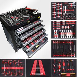 Lemari Kabinet Rol Besi Anti Karat, Dapat Disesuaikan (OEM/OBM), untuk Garasi & Troli Perkakas Mobil Beroda, Harga Promo - Product Image 3