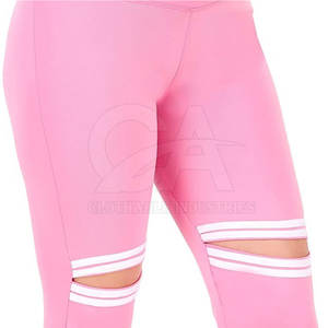 <b>Waterproof</b> Customized Color Online Sale <b>Leggings</b> For <b>Women</b> Customized High Quality Elastic Waist Yoga <b>Leggings</b> - Product Image 2