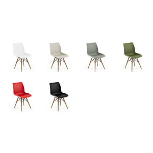 Chaise de salle à manger contemporaine en plastique Laser VX pour la maison, le bar et la cave à vin - Product Image 3