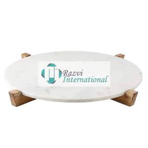 Tabla de madera Diseño de coral Forma redonda Tabla de cortar de queso en madera Calidad superior Utensilios de cocina más vendidos Tabla de cortar - Product Image 3