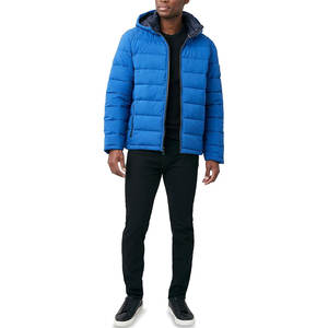 Dernier modèle de veste à capuche en toile à bulles pour hommes, respirante, hiver, prix bas - Product Image 6