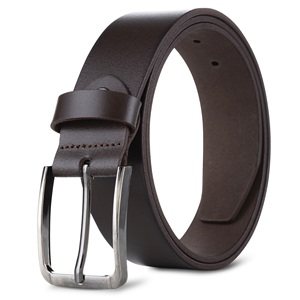Cinturón Casual de Cuero Premium para Hombre de Akyol Factory, Hebilla de Aleación, 4 cm de Ancho, Alta Resistencia, Duradero, Ligero y Transpirable - Product Image 1