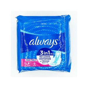 Toallas Desechables para Incontinencia con Alas, Discretas y Transpirables para Mujer, Alta Absorbencia, 48 Unidades - Product Image 2