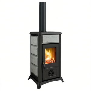 Poêle à bois GEMMA .16 7kW avec finition en pierre naturelle 5 étoiles Modèle 3001093 - Product Image 3