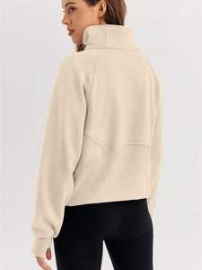 Custom Trending <b>Zip</b> <b>up</b> <b>Hoodies</b> for Women Plus Size Drop Shoulder Boxy Fit Zipper Hooded Oversized Unisex <b>Hoodies</b> Full <b>Zip</b> <b>up</b> - Product Image 4