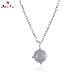 Collar con colgante de cuarzo limón de Plata de Ley 925 de alta calidad, piedras preciosas naturales para bodas o regalos, venta al por mayor de fábrica - Product Image 5